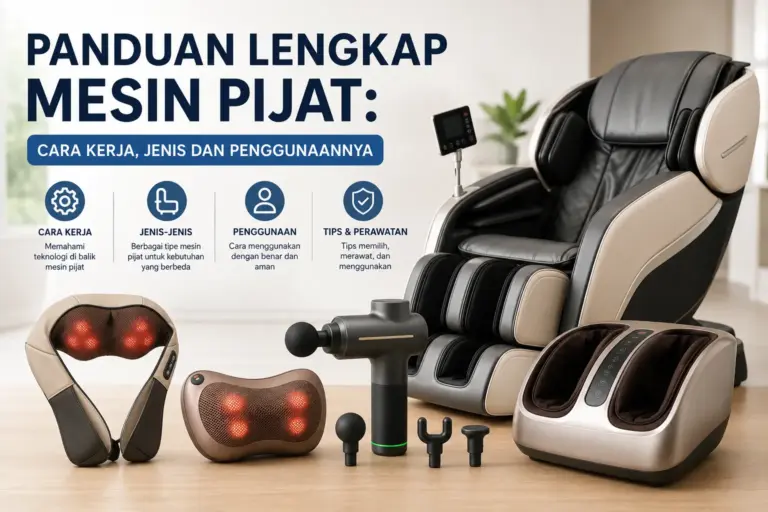 Panduan Lengkap Mesin Pijat: Cara Kerja, Jenis dan Penggunaannya
